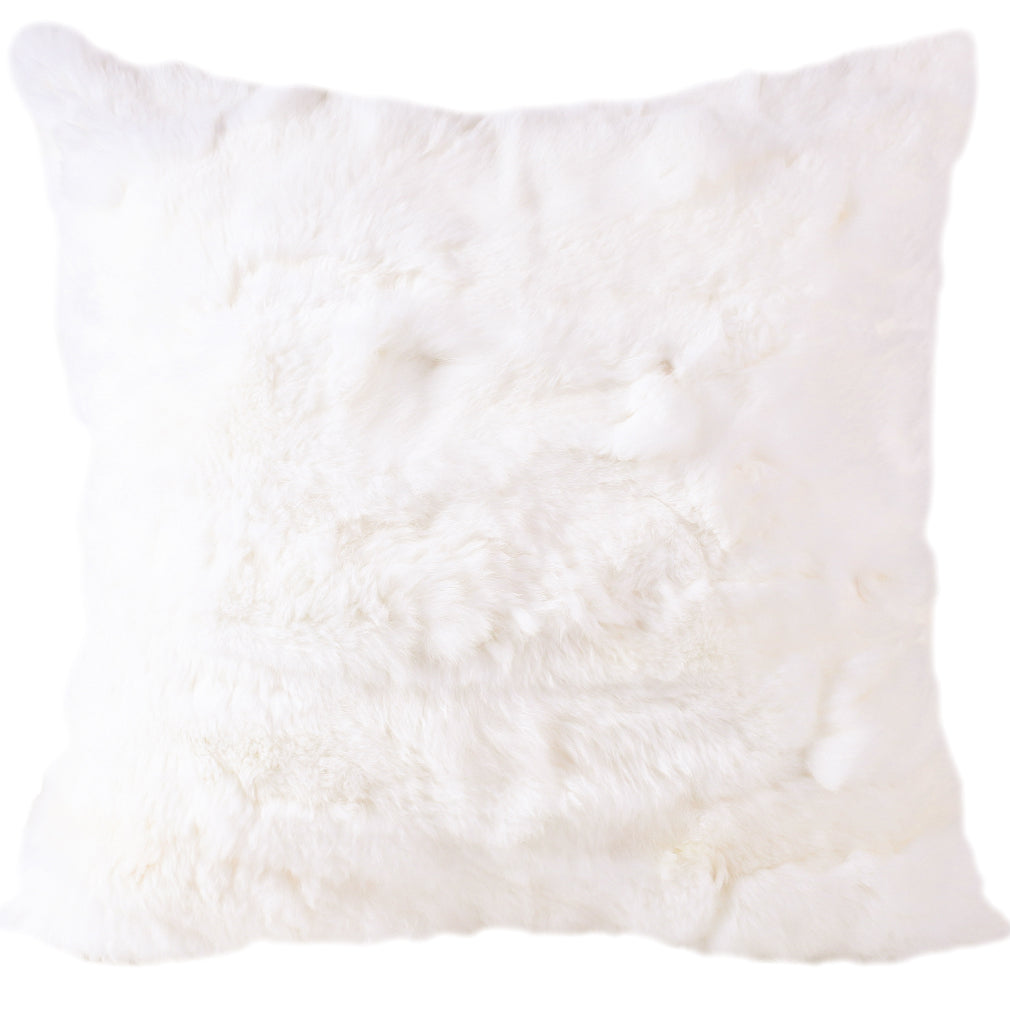 TOONOW Set of 2 Decorative Throw Pillow Covers 18x18, Pure White Fluffy  Pillow Covers New Luxury Faux Fur Square Sofa Pillow Covers for Sofa Couch